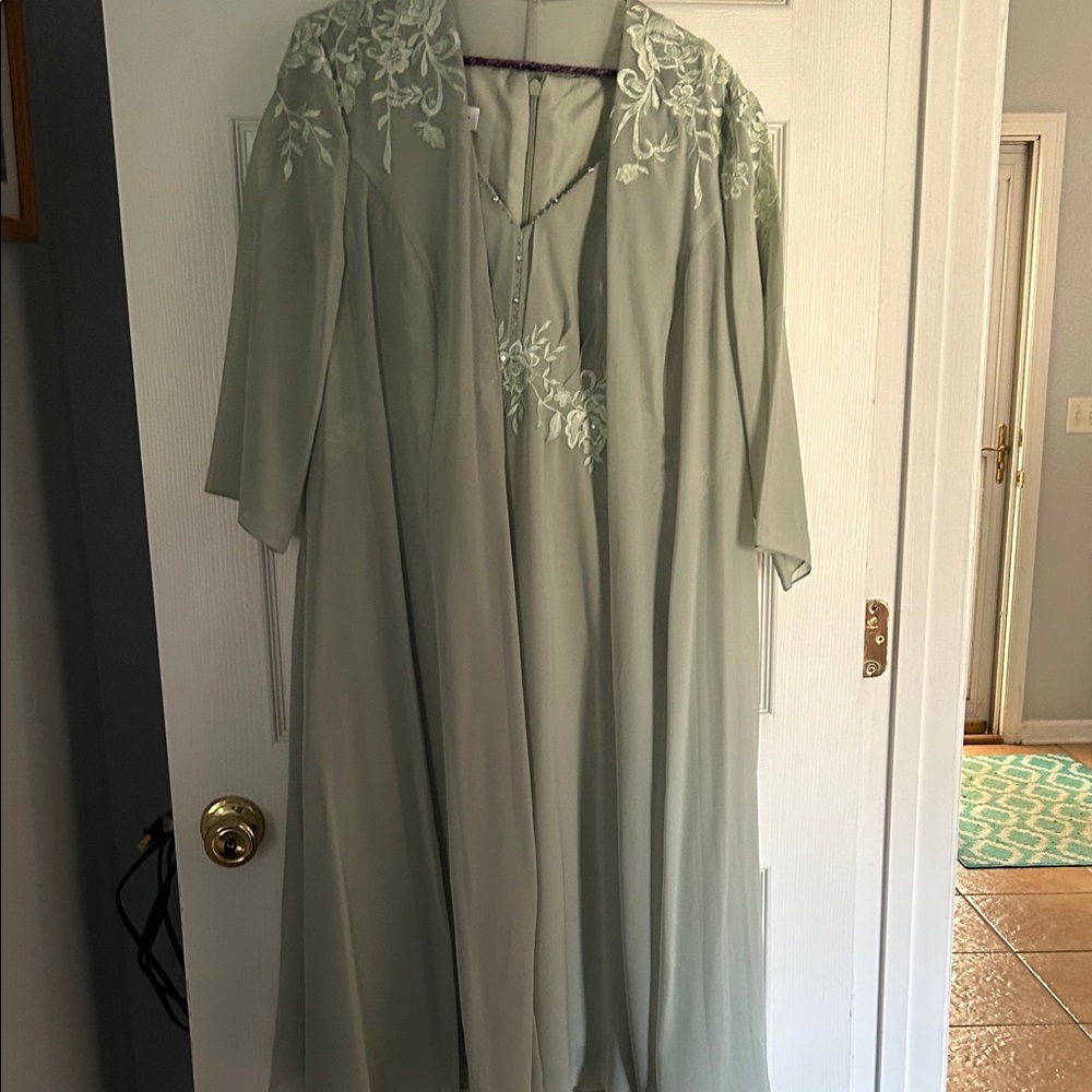 JJS house mother of the bride dress with jacket